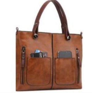 Ladies Vintage Leather Shoulder Bag